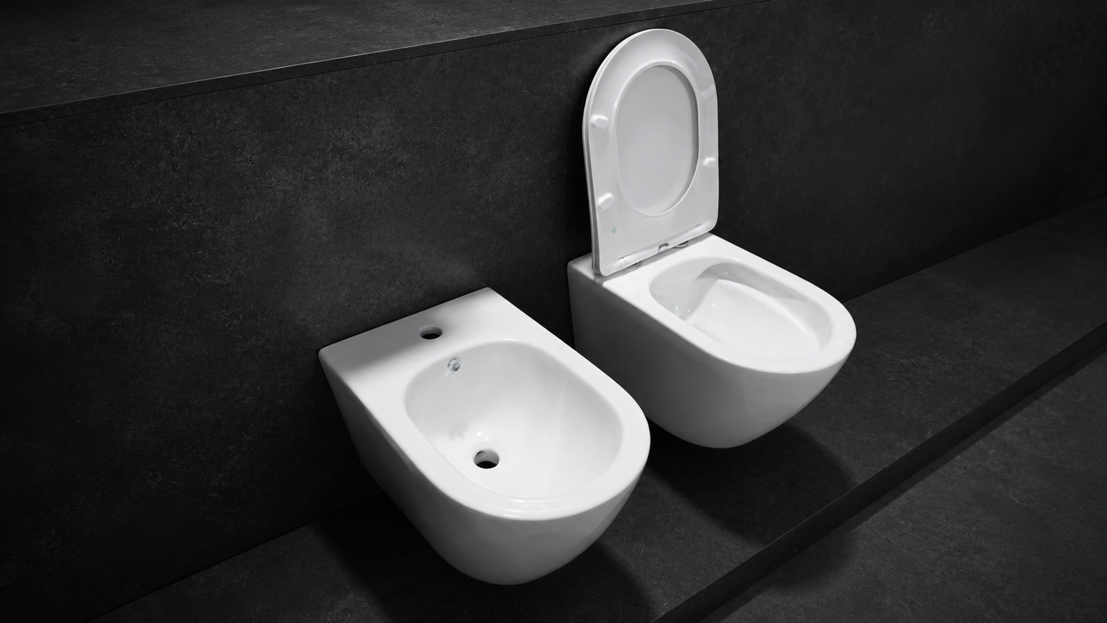 Set tualeti dhe bideje i varur Idevit Rena - Figura 4