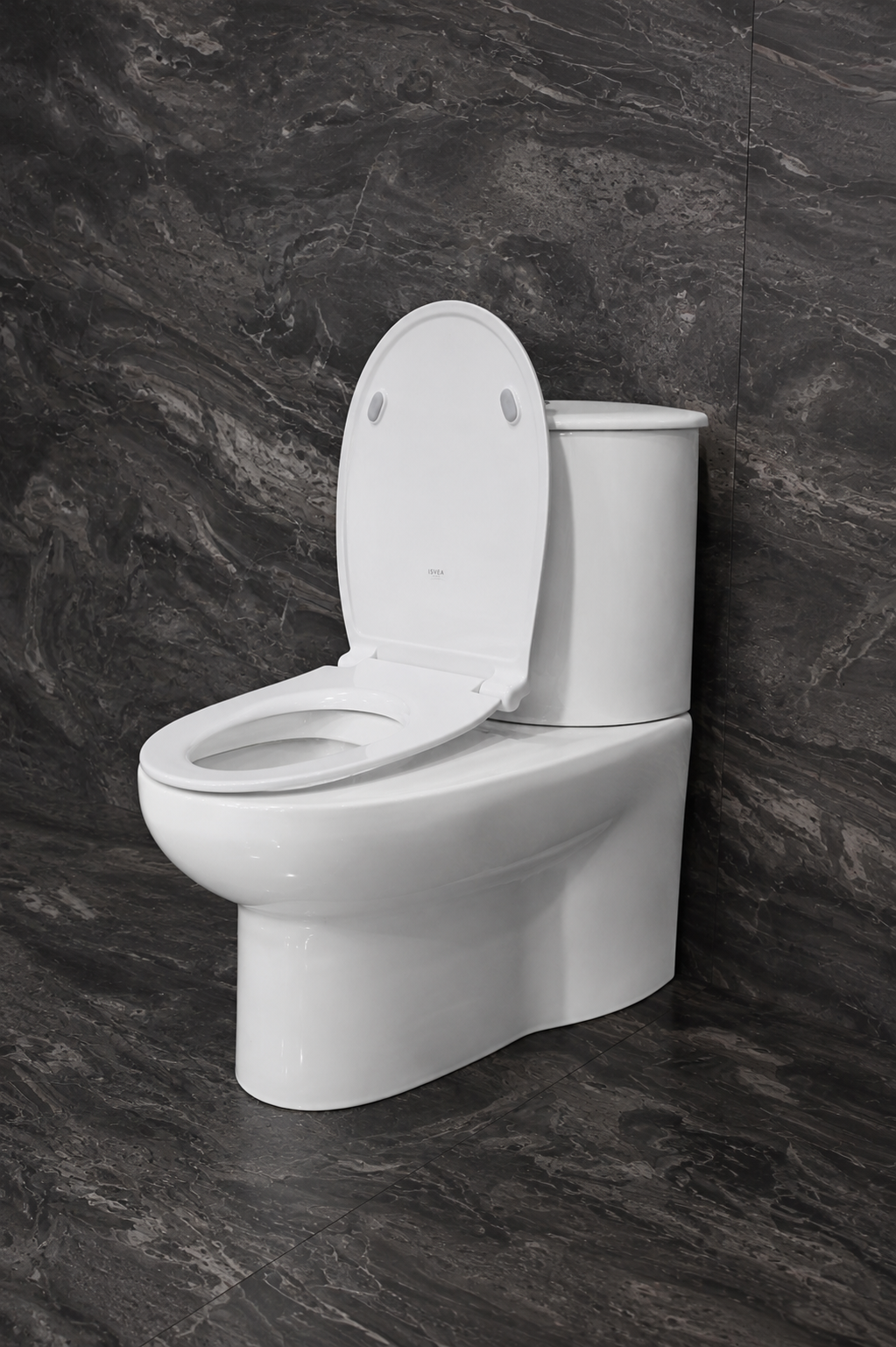WC monobllok ISVEA i bardhë me rezervuar - Figura 4