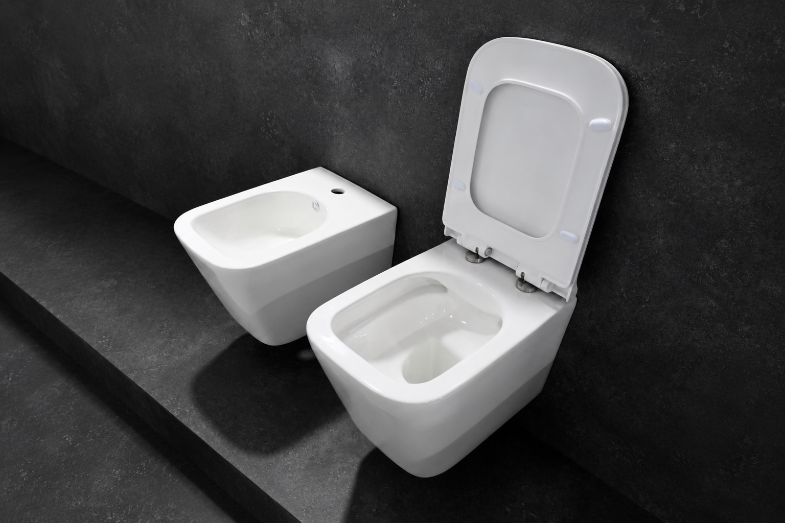 Set tualeti i varur Idevit Halley me WC dhe bide të bardhë - Figura 6