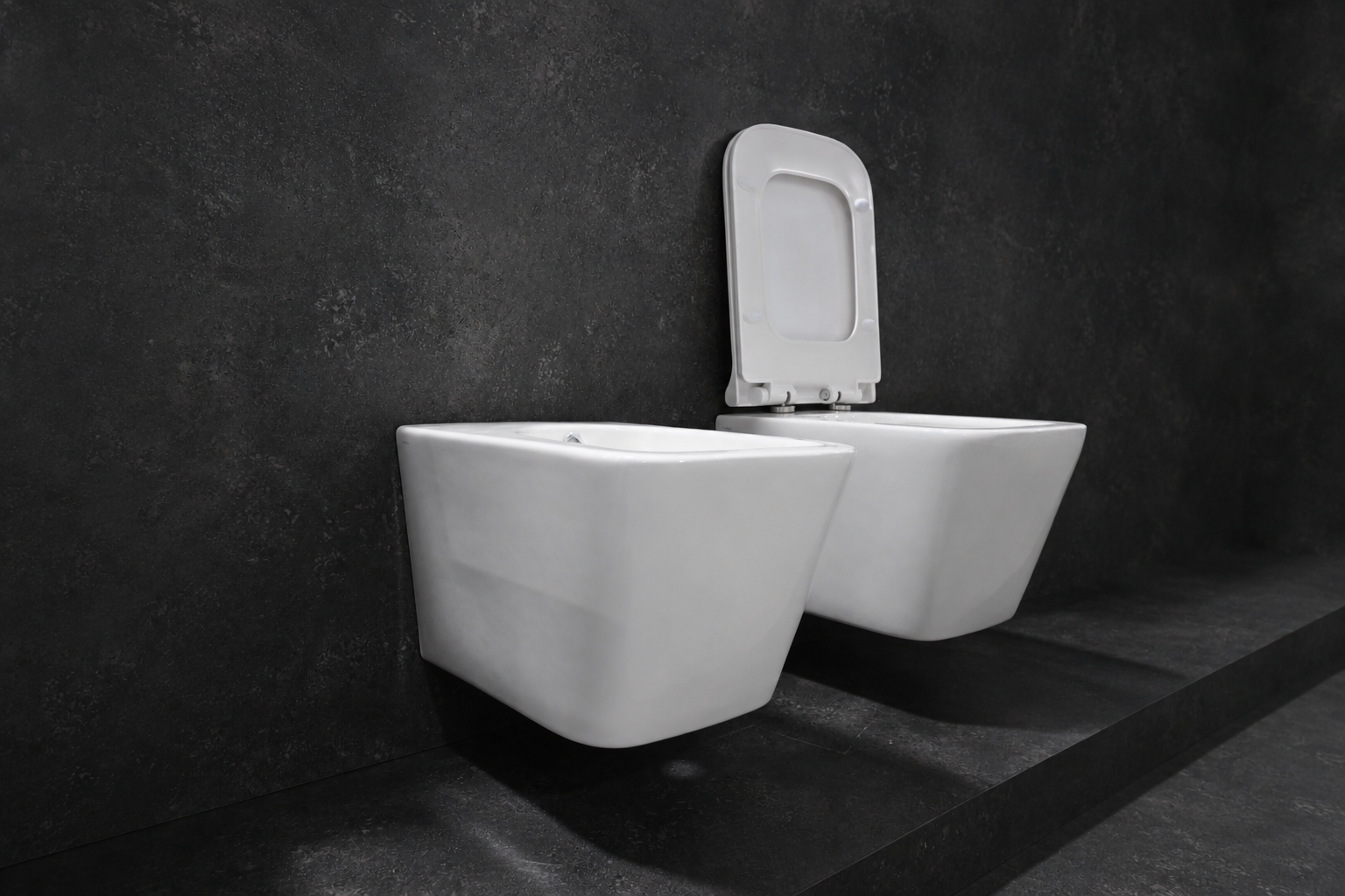 Set tualeti i varur Idevit Halley me WC dhe bide të bardhë - Figura 3