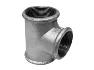 Ti zingato i reduktuar 1-1/4x3/4x1-1/4" femër 90°