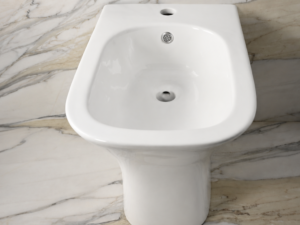 Bidet dyshemeje Isvea Infinity, i bardhë