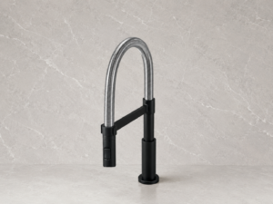 Mishelator kuzhine GROHE Get Professional i zi mat me tub spiral dhe kokë tërheqëse